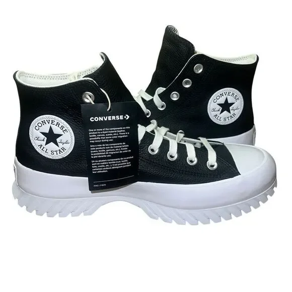 Converse Chuck Taylor All Star Lugged 2.0 Premium Leather Shoes Women’s 10.5 - Picture 3 of 6